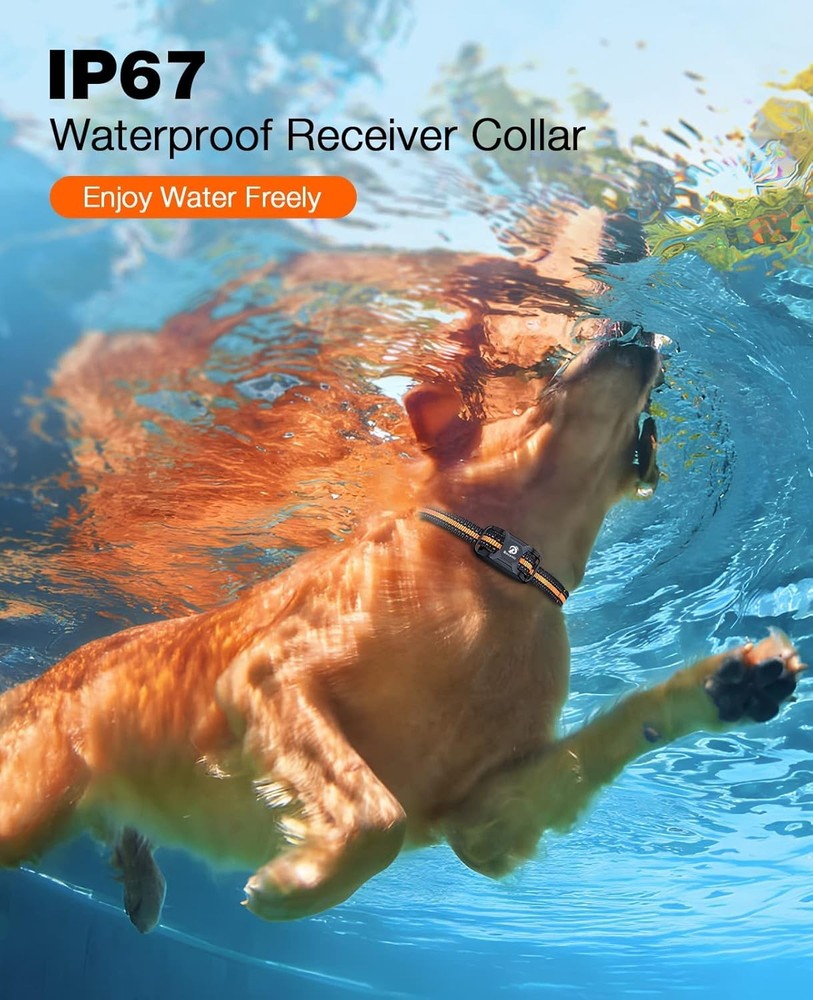 Waterproof Dog Training Collar - Remote-Controlled for Effective Training