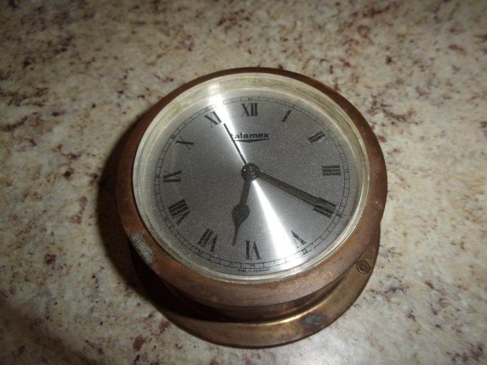 Original 1900's Made in Germany ship Clock