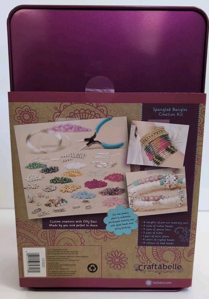 Craftabelle Spangled Bangles Deluxe Elegant Creation Kit 17 projects New
