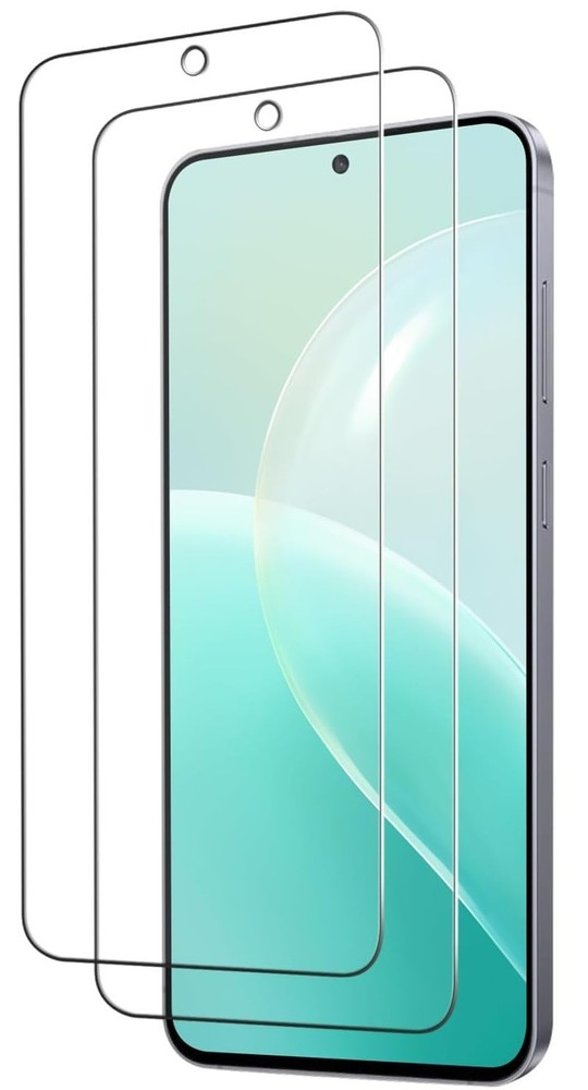 (2-Pack) Clear Tempered Glass Screen Protector for Samsung Galaxy S25 FE 5G