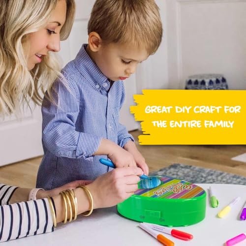 EggMazing Easter Egg Mini Decorator Kit - Includes Egg - Arts and Crafts Set