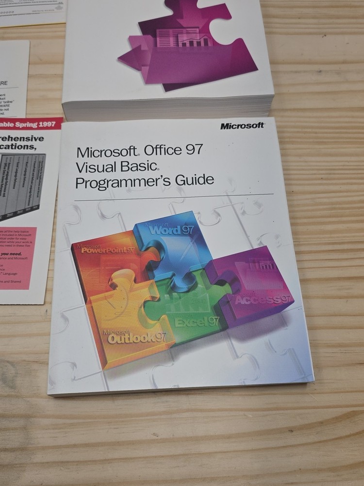 Microsoft Office 97 Developer & Professional Edition CD-ROMs Open Box Free Shipp