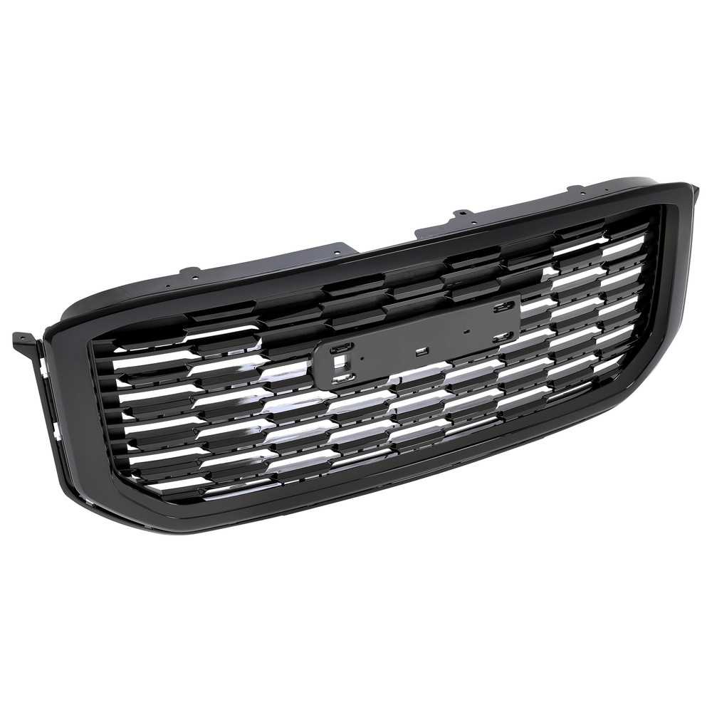 For GMC Yukon Denali Style 2015-2020 22936421 Front Upper Grille Gloss Black ABS