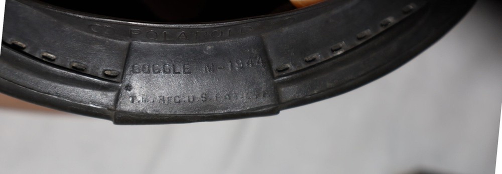 ORIGNAL WWII POLAROID M-1944 RUBBER FRAME GOGGLES IN BOX WITH EXTRA LENS