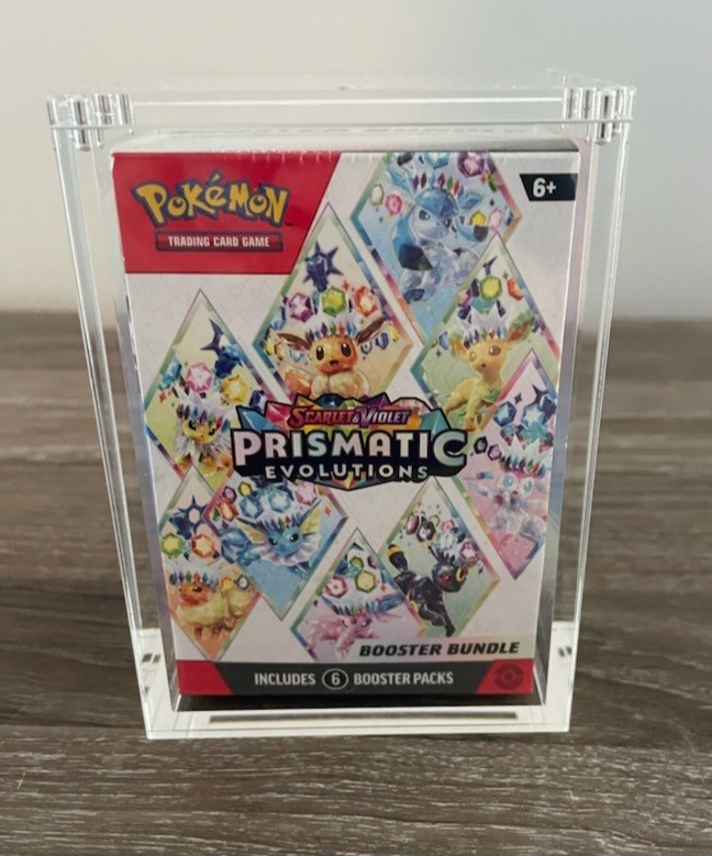 Pokemon Magnetic Booster Bundle Acrylic Case! Pokémon Card Protective Display!