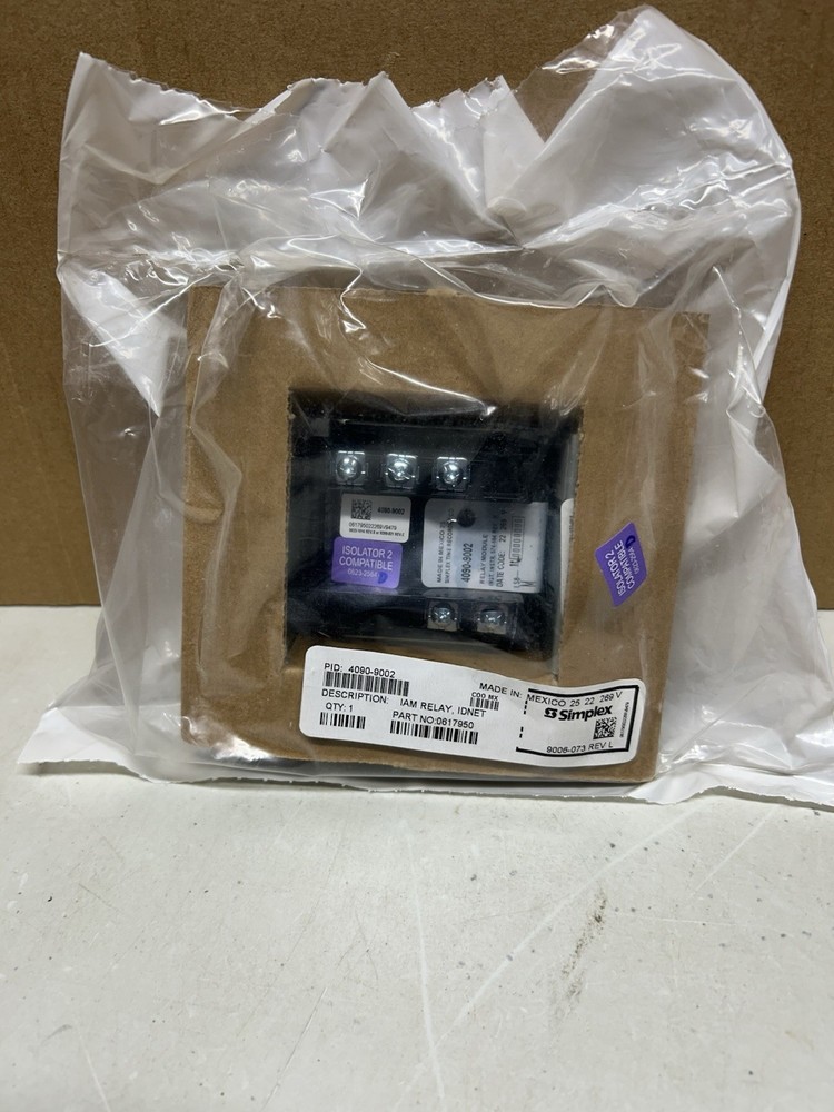 NEW IN SEALED PACKAGE Simplex 4090-9002 Individual Addressable Relay Module