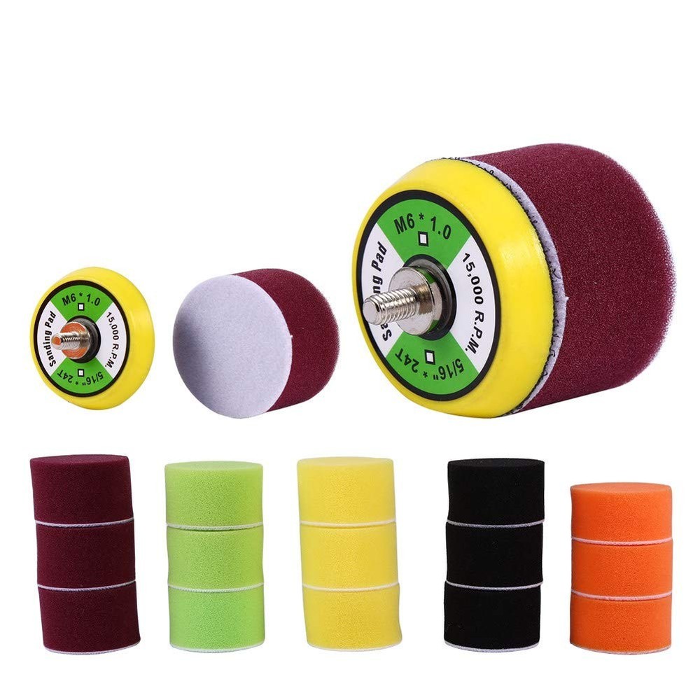 16pcs 2" Buffing Polishing Pad Kit, Car Sponge Buff Drill...