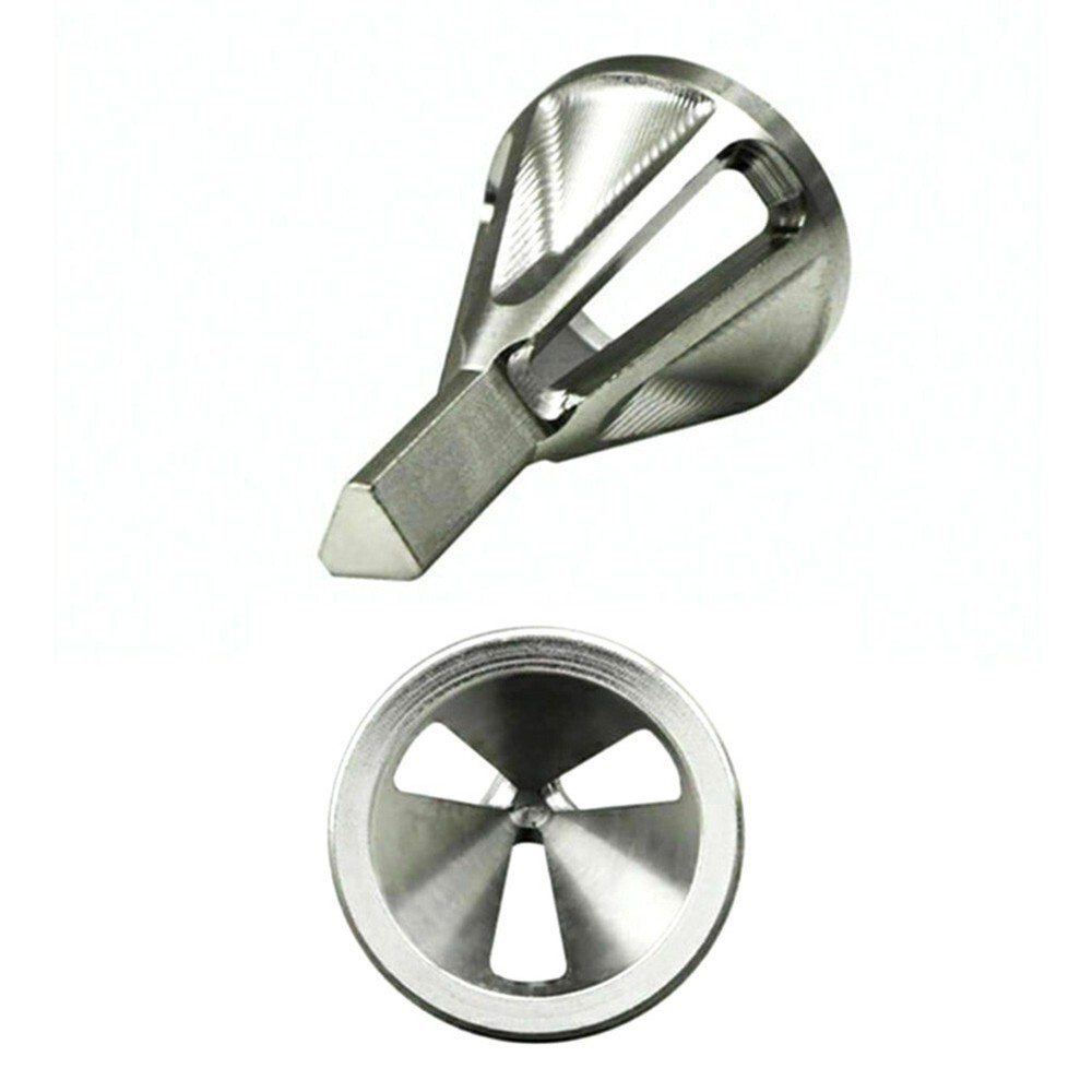 1Pcs Silver Triangle/Silver Hexagon Deburring Drill Bit Outer Chamfer Metal Tool