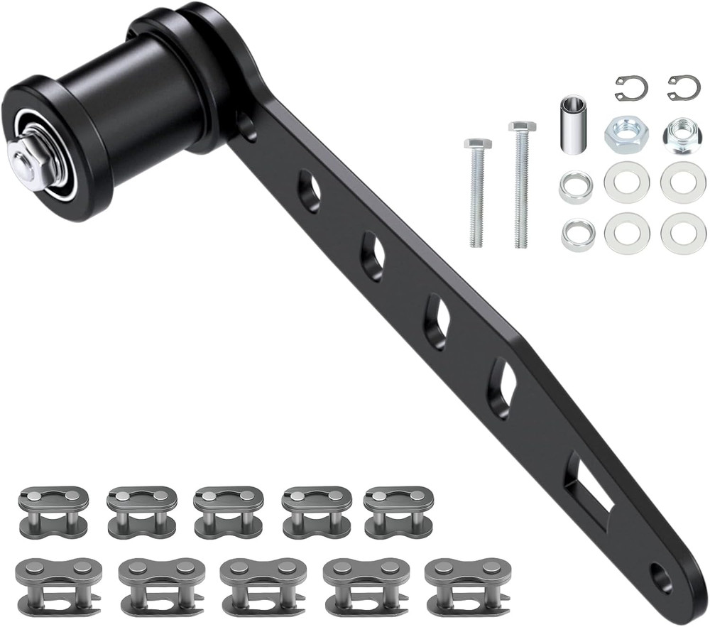 Mini Bike Chain Tensioner Bracket with 8Mm Chain Roller Compatible with Predator