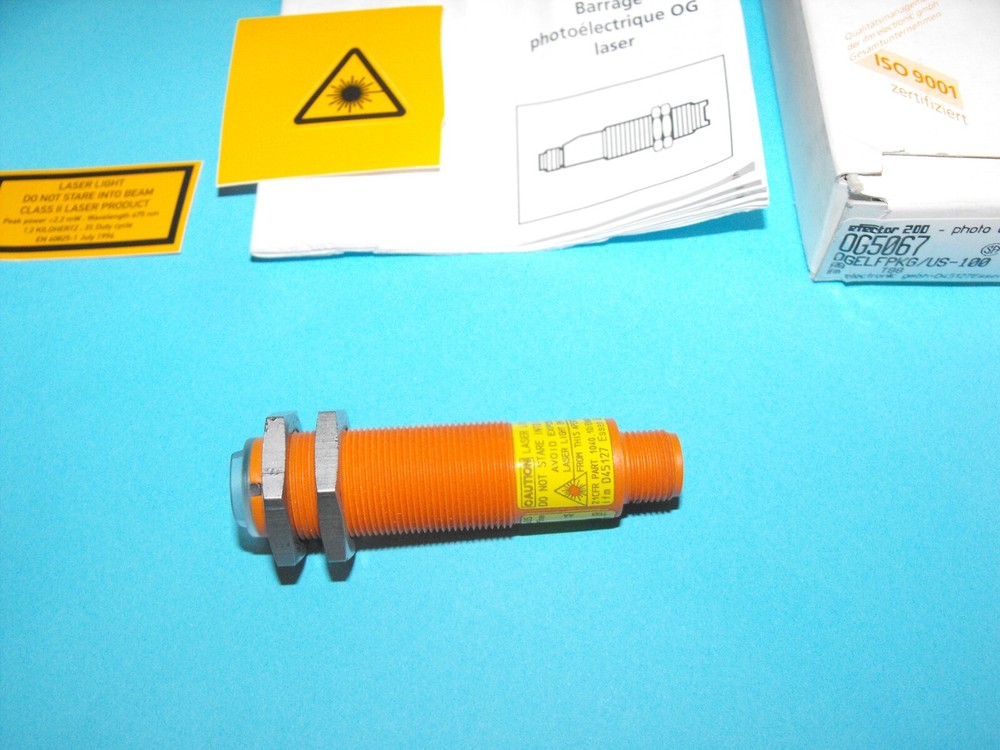 IFM EFECTOR OG5067.OGELFPKG/US-100.photoelectric sensor.NEW.