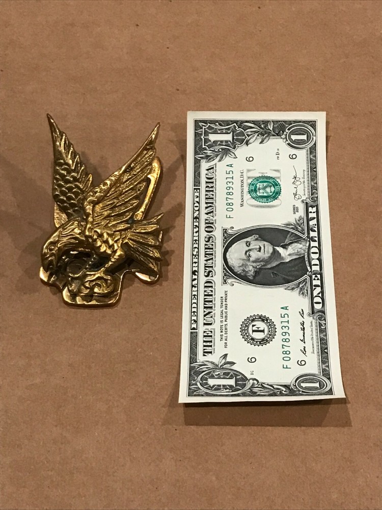 collectible metallic eagle clip
