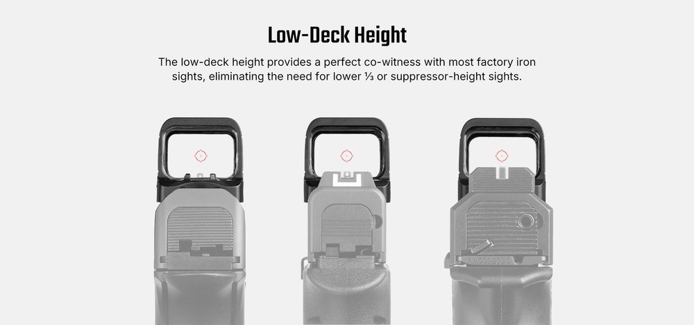 Olight Osight S 2 MOA Dot Sight with 32 MOA Circle with Magnetic Charging Cover