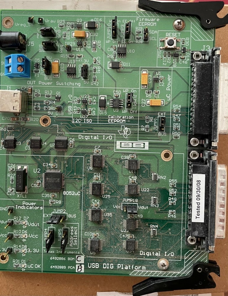 Texas Instruments/Burr-Brown USB DIG Platform Board For Data Acquisition Systems