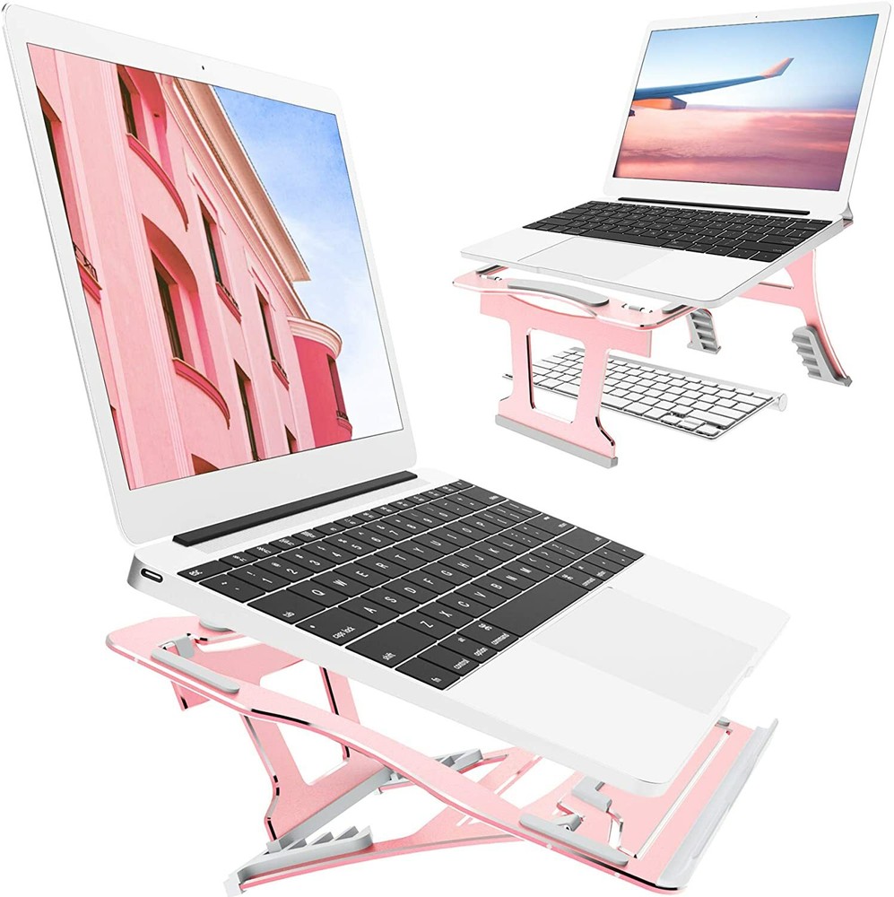2 In 1 Adjustable Laptop Stand, 9 Angles, 3 Folding Modes. Portable Ergonomic