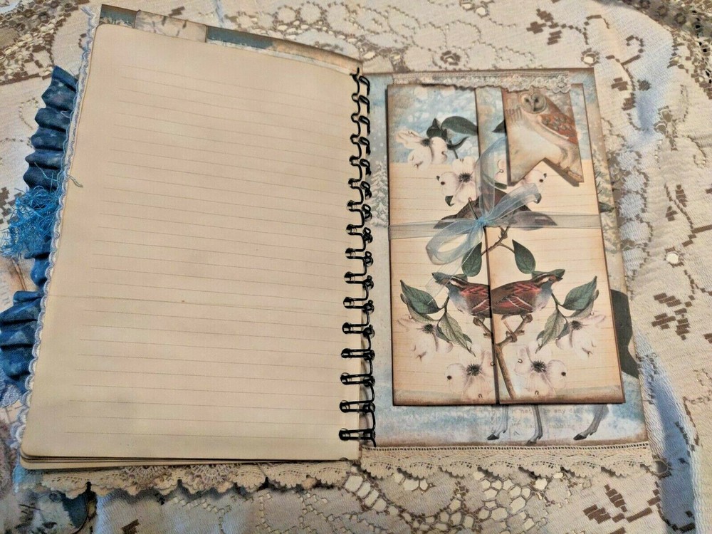 Winter's Tale Cinch Book Journal Handmade