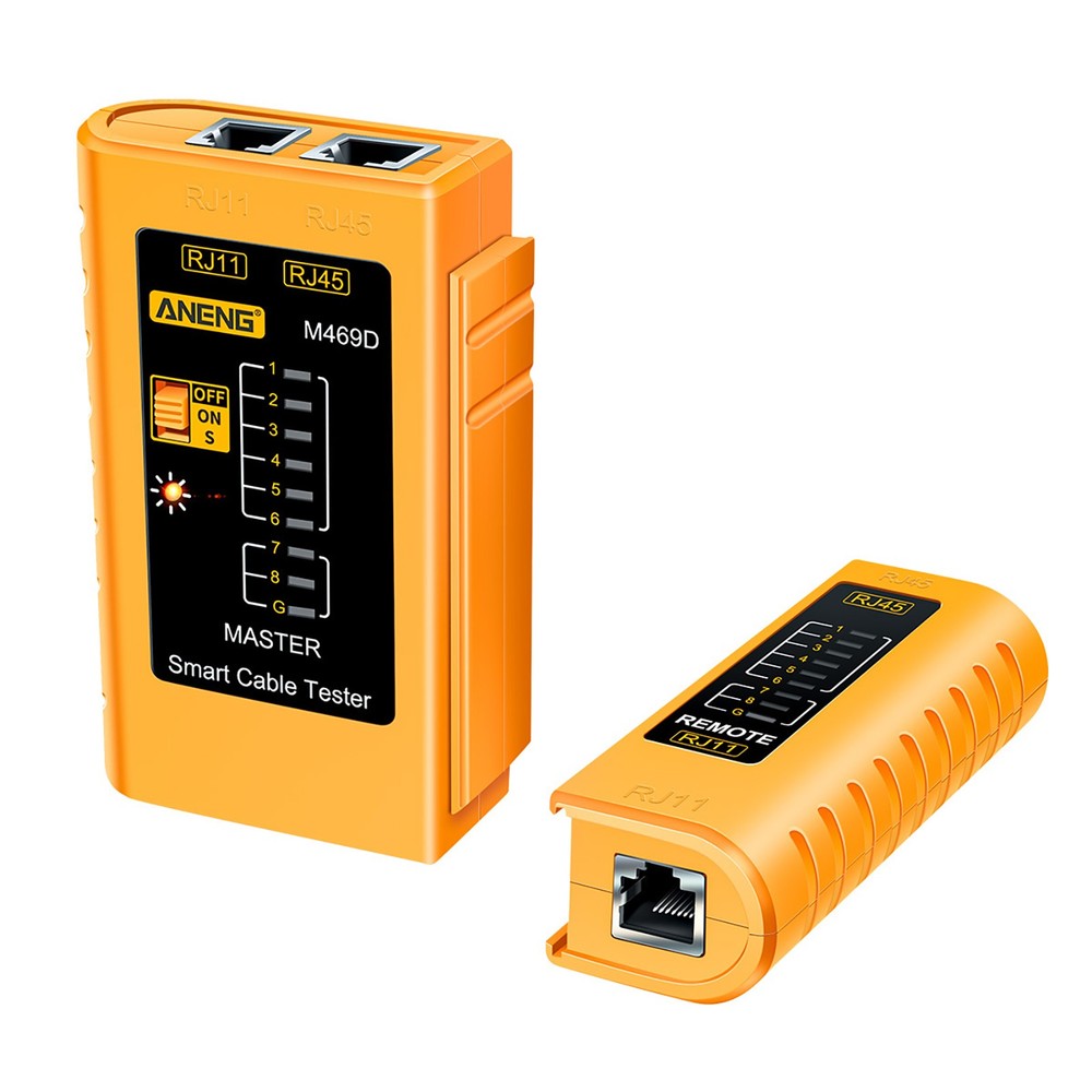 Networks Cable Tester Ethernet RJ45 RJ11 LAN Wire Telephone Cable Detecter Tool