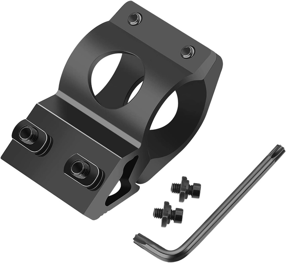 CNC Machined 1-Inch Flashlight Mount for M Lock Rails - Lightweight & Durable