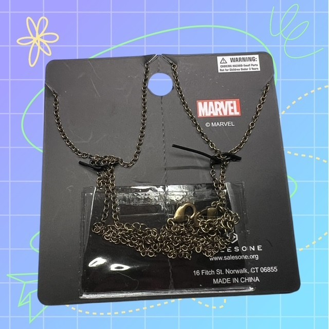 Marvel Loki & Sylvie Crowns Necklace Set