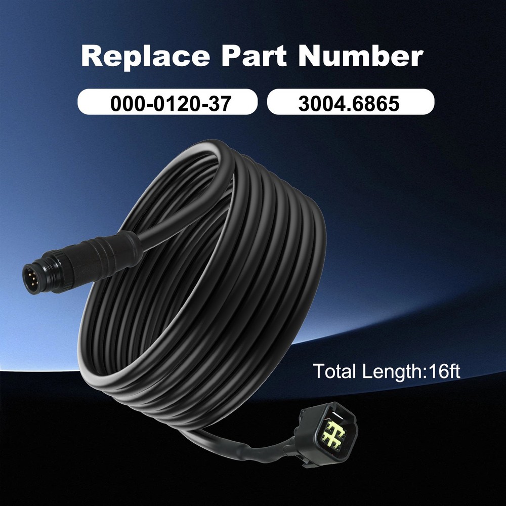 16FT Engine Interface Cable Connects to NMEA 2000 Network for Yamaha 2006-2023