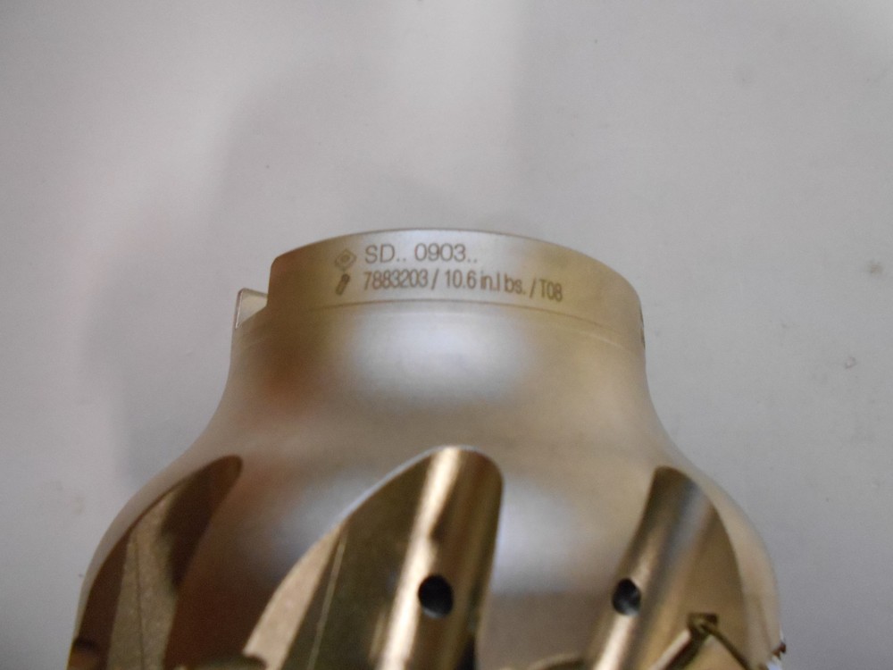 Hertel Indexable Chamfer and Angle Face Mill 3" Cutting Diam. 84741792