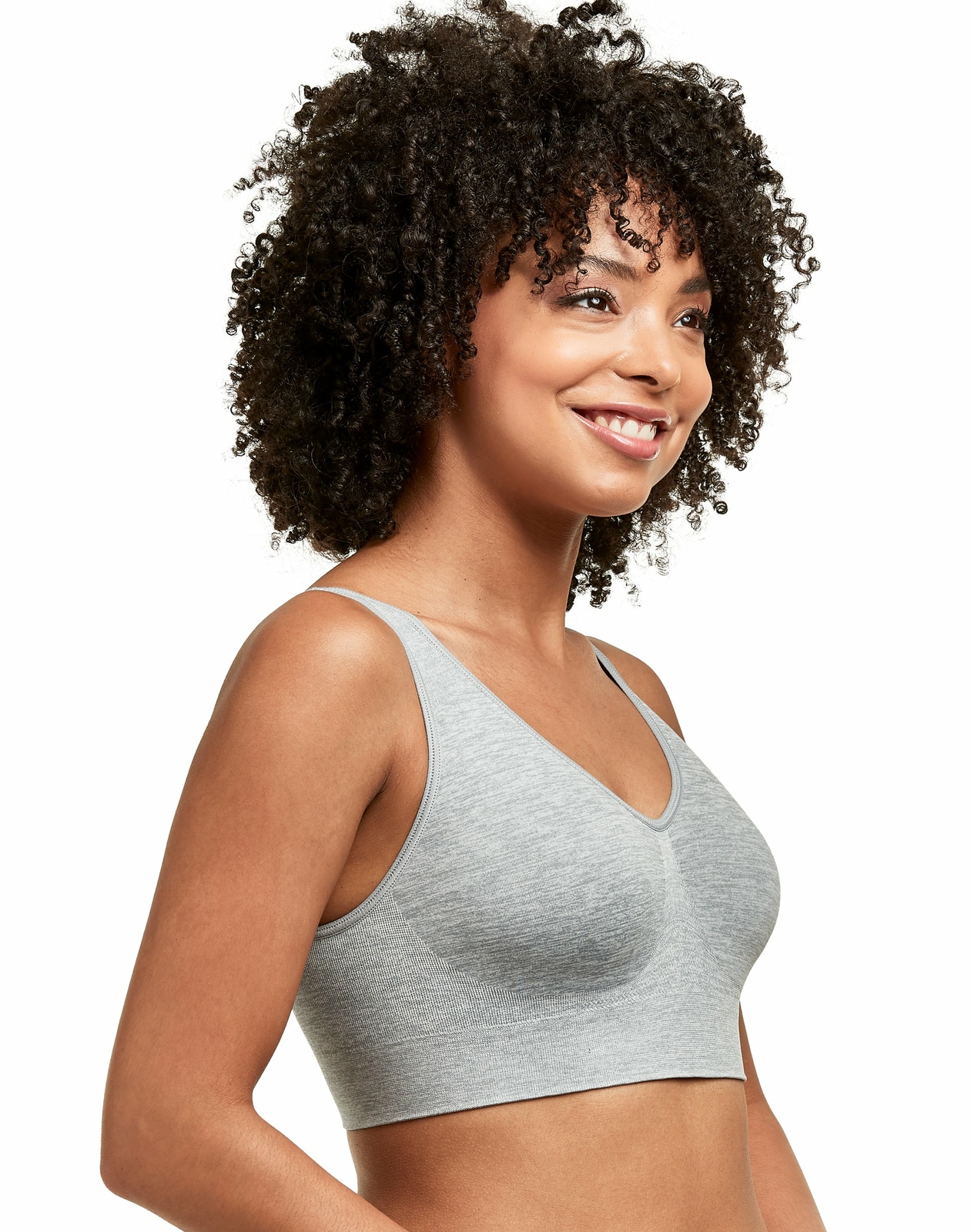 Hanes Bra Get Cozy Comfort Flex Fit Wire Free Women's Pullover Seamless Stretch