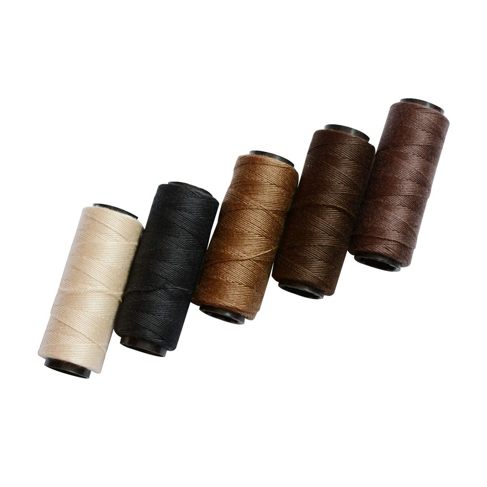 5 Rolls Sewing Threads Weaving Threads Using for Hand Sewing Hair Weft Hair E...