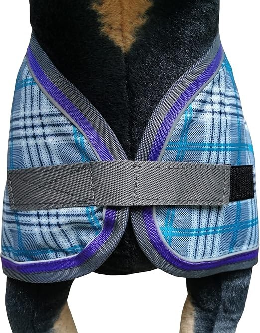 LEAFOREST 600D Dog Coat Waterproof Windproof Dog Jacket (45cm)