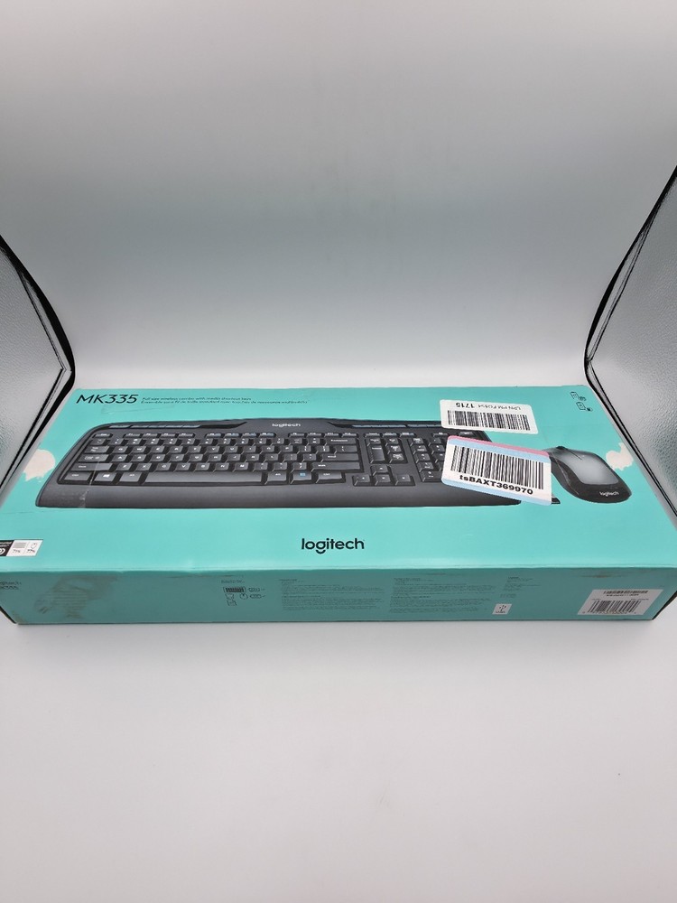 Logitech MK335 Wireless Optical Keyboard and Mouse Combo - Black/Silver