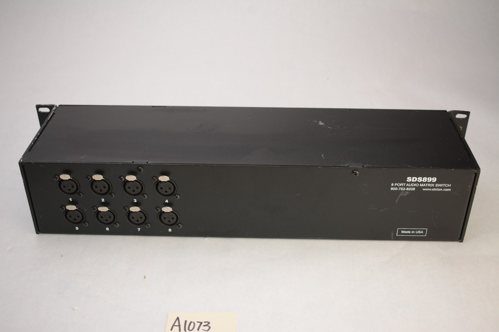 ETS SDS899 8 Port Audio Matrix Switch Excellent