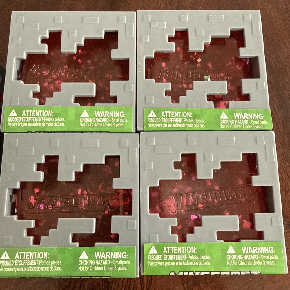 MINECRAFT JELLY CUBES - Viral Squishy IN HAND (RED)