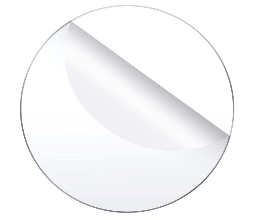 Plastic Circle Disc Round Acrylic Sheet Clear 1/4" x 12" DIAMETER