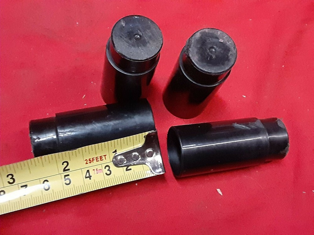 4 modern Plastic Leveling Mount Feet 2 3/8" long threaded bolt on the inside 5a6