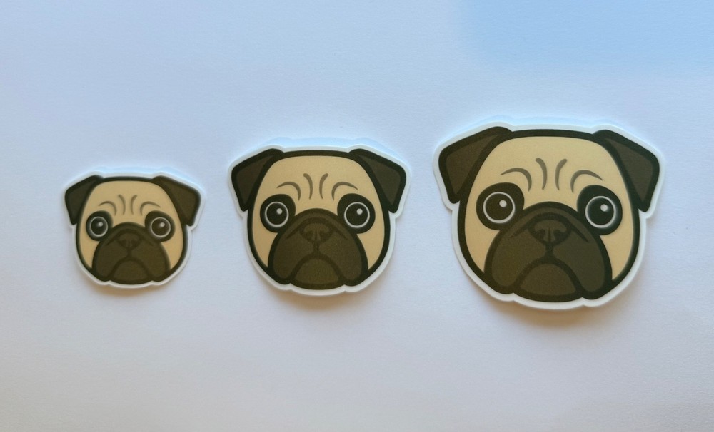 Pug Dog Sticker