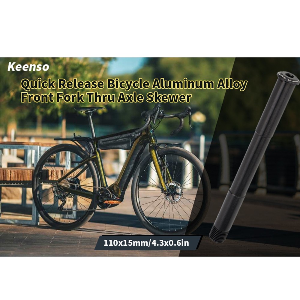 2-Pack Quick Release Thru Axle Lightweight Front Fork Cycle Skewer For YKDA