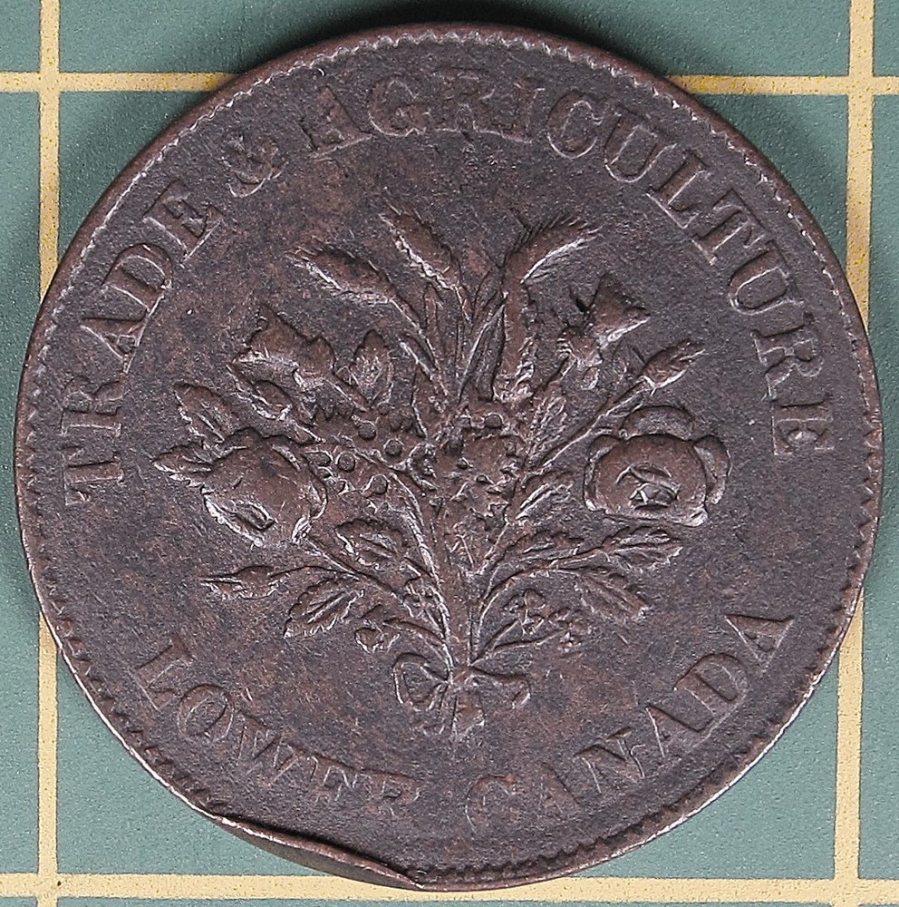 Lower Canada Un Sou token LC-37