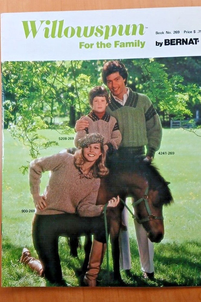 Bernat 269 Willowspun FOR THE FAMILY Pattern Style