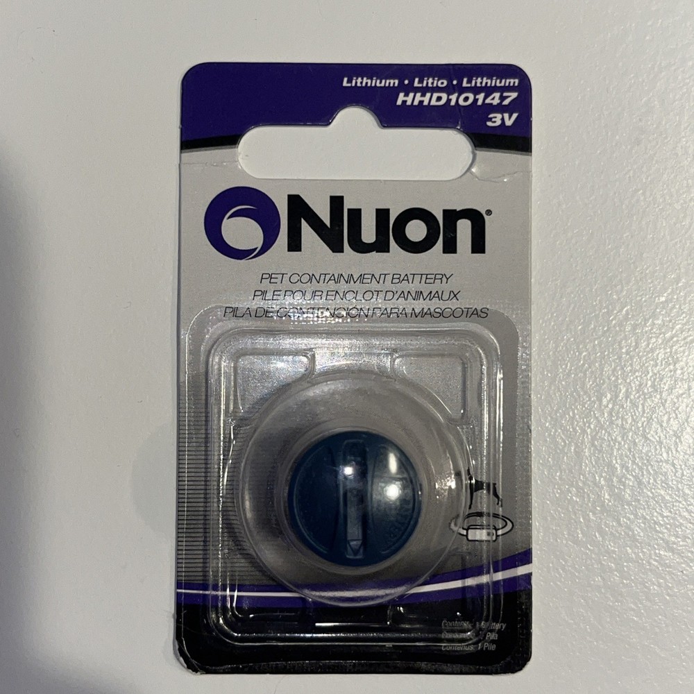 nuon HHD10147 3v pet collar battery