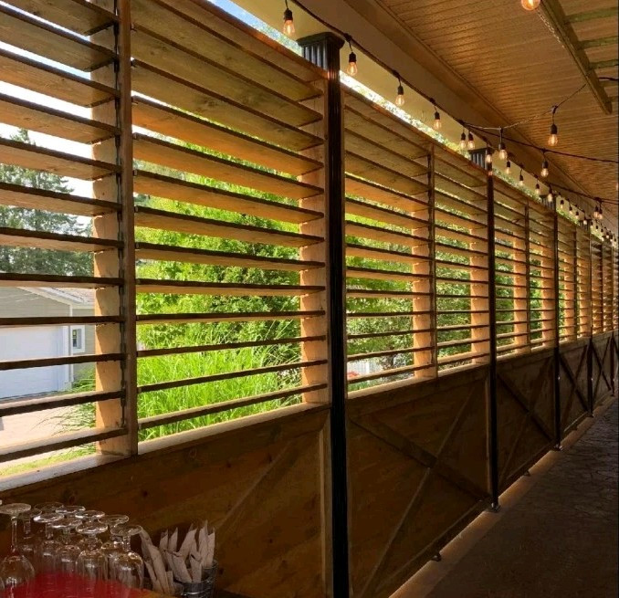 Deck Sunblind System 11060, Louvers Bracket Shutter Hardware Kit