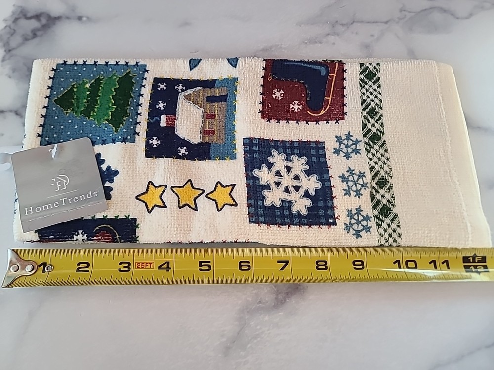 HOME TRENDS~ Winter/Christmas Tree Kitchen Towel READ Description