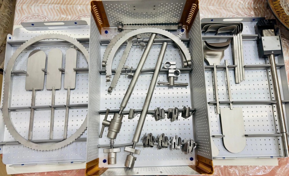 Bookwalter Abdominal Surgical Retractor Set Instruments with Sterilisation Box