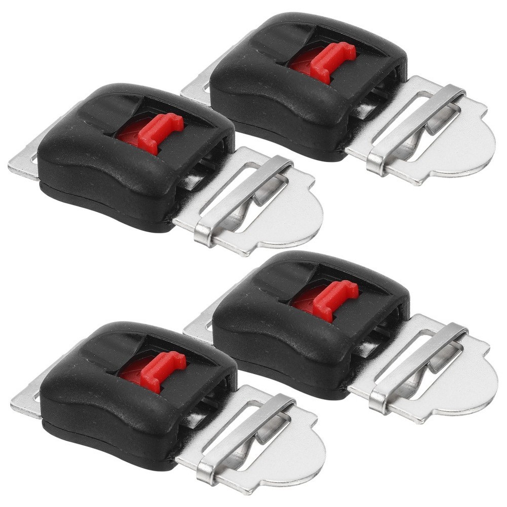 4 Pcs Chin Strap Buckle Replacement Quick Release Buckle for Motorcycle