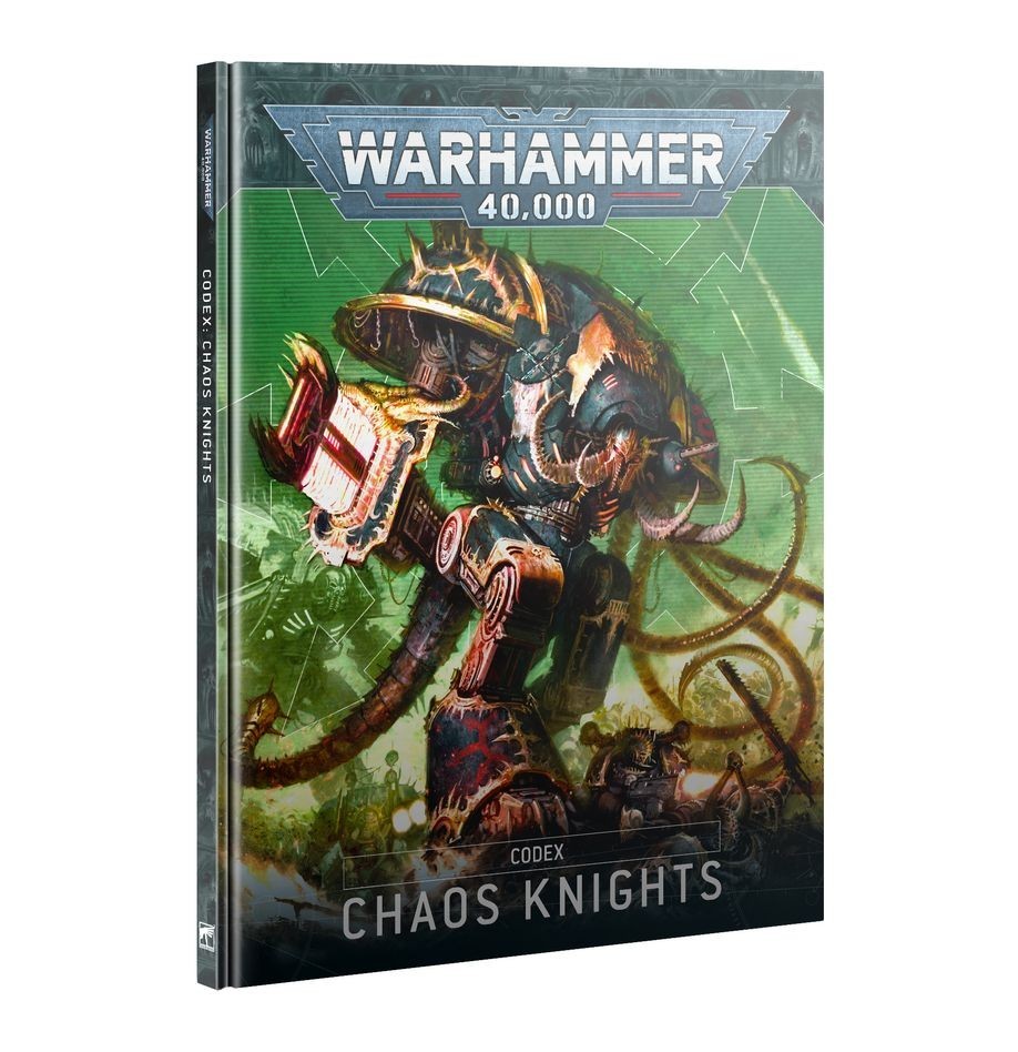 Games Workshop Warhammer 40K CHAOS KNIGHTS CODEX (10th Ed) - NEW SEALED