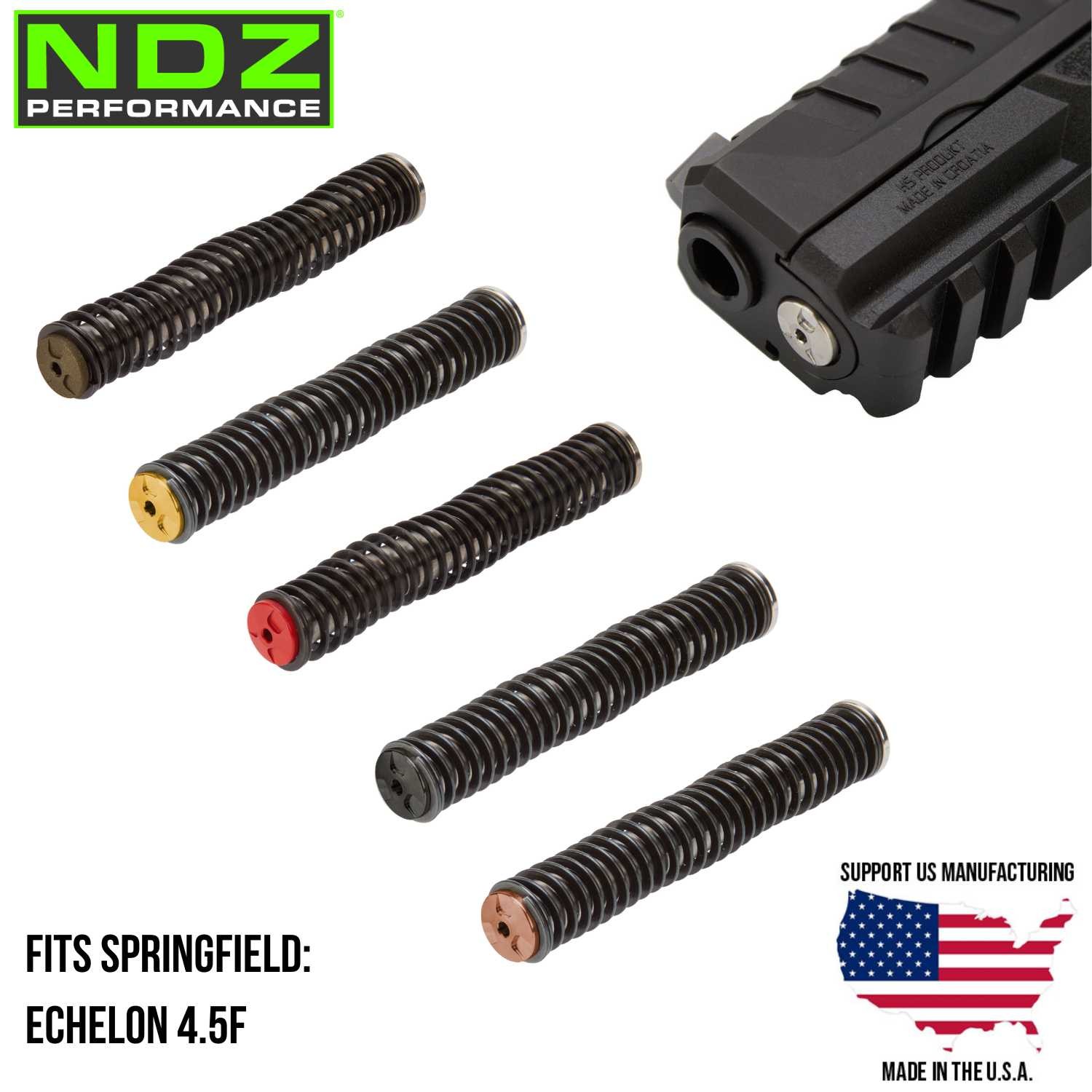 NDZ Springfield Echelon Full Size 4.5F Stainless Steel Guide Rod Assembly ISMI