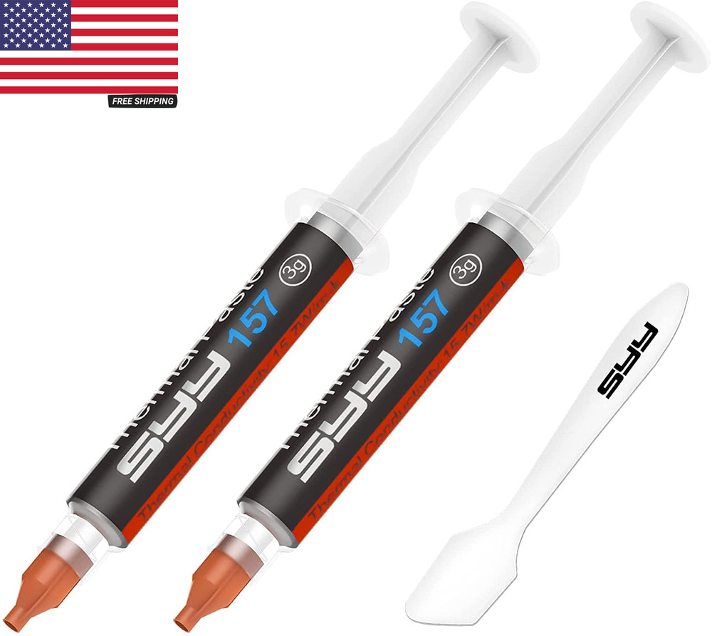 Thermal Paste with Tool Kit, 6 Grams CPU Paste Thermal Compound Paste Heatsink f