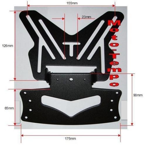 Universal Tail Tidy NEW number plate bracket