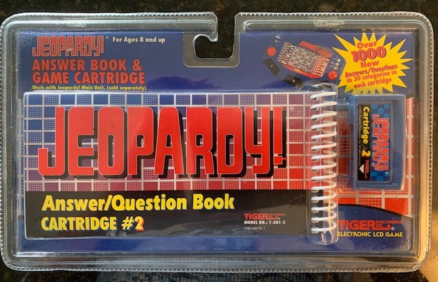 Tiger electronics Jeopardy Answer Question Book Cartridge  #2 NEW