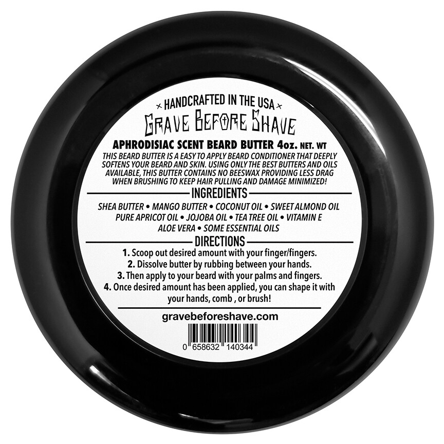 Grave Before Shave Beard Butter (Aphrodisiac Blend)