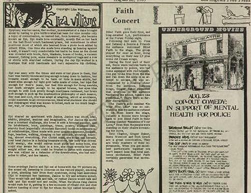 BLIND FAITH ERIC CLAPTON LOS ANGELES 1969 CONCERT REVIEW ORIGINAL
