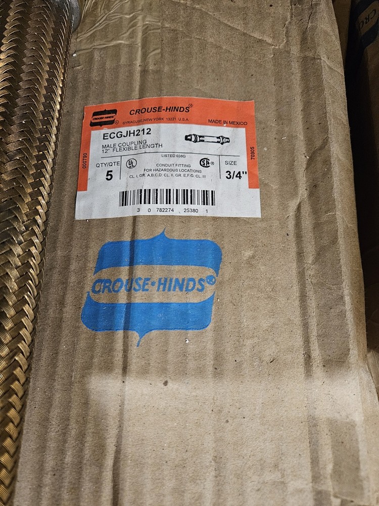 Crouse Hinds Explosion Proof Flex ECGJH212  3/4 x 12"