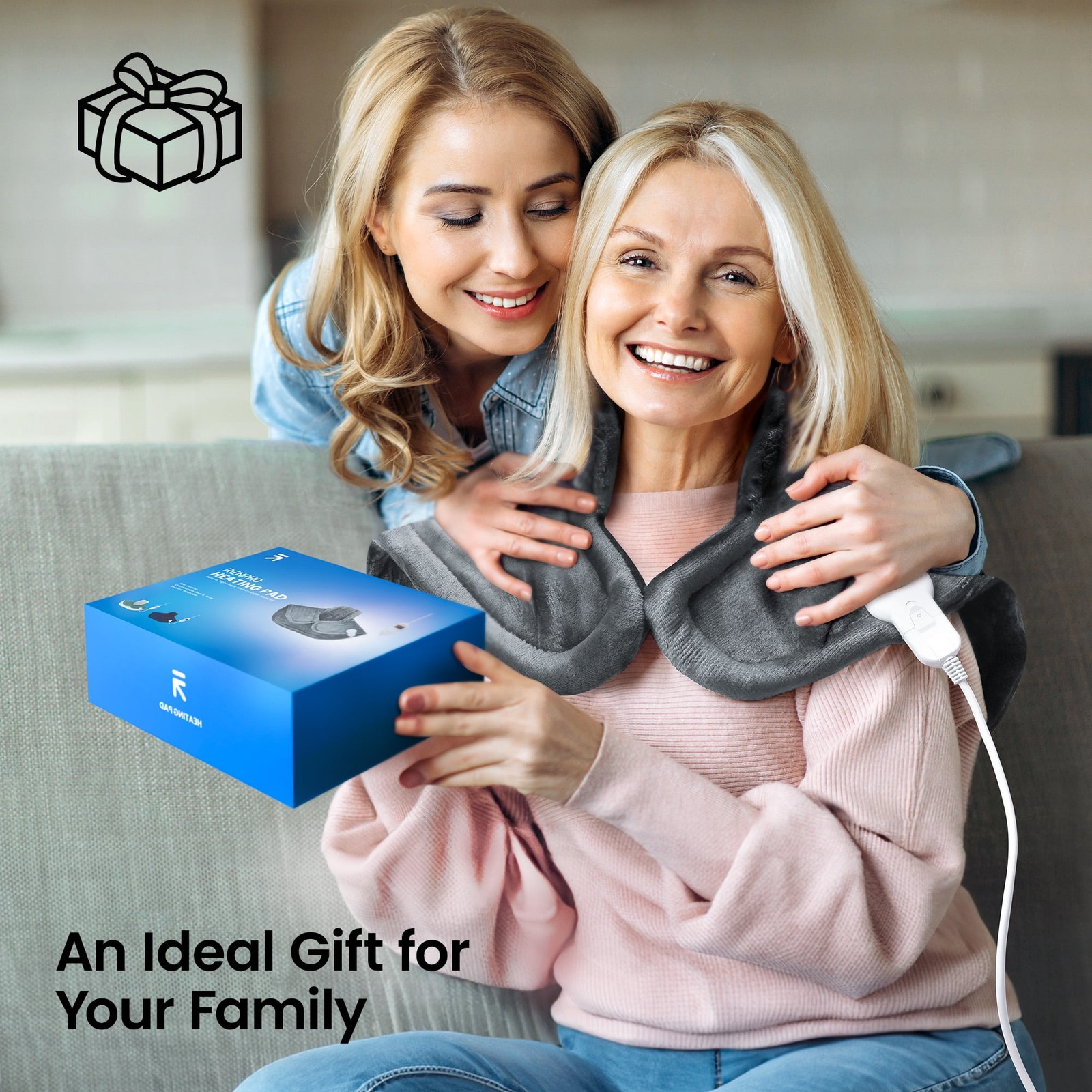 RENPHO Extra Large Heating Pad for Shoulders Neck and Back FSA HSA Eligible, New